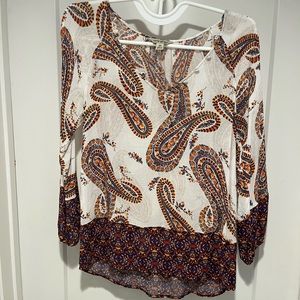 Lucky brand long sleeve top